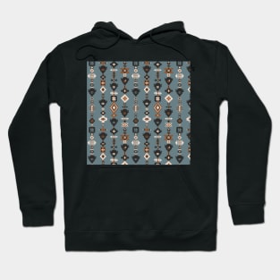 American Prairie Tribal Bull Heads Hoodie